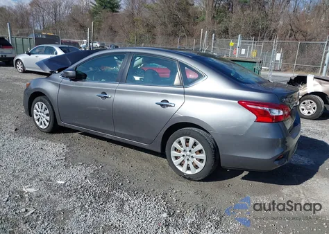 2017 Nissan Sentra S из США, поврежденный, VIN 3N1AB7AP3HY392236